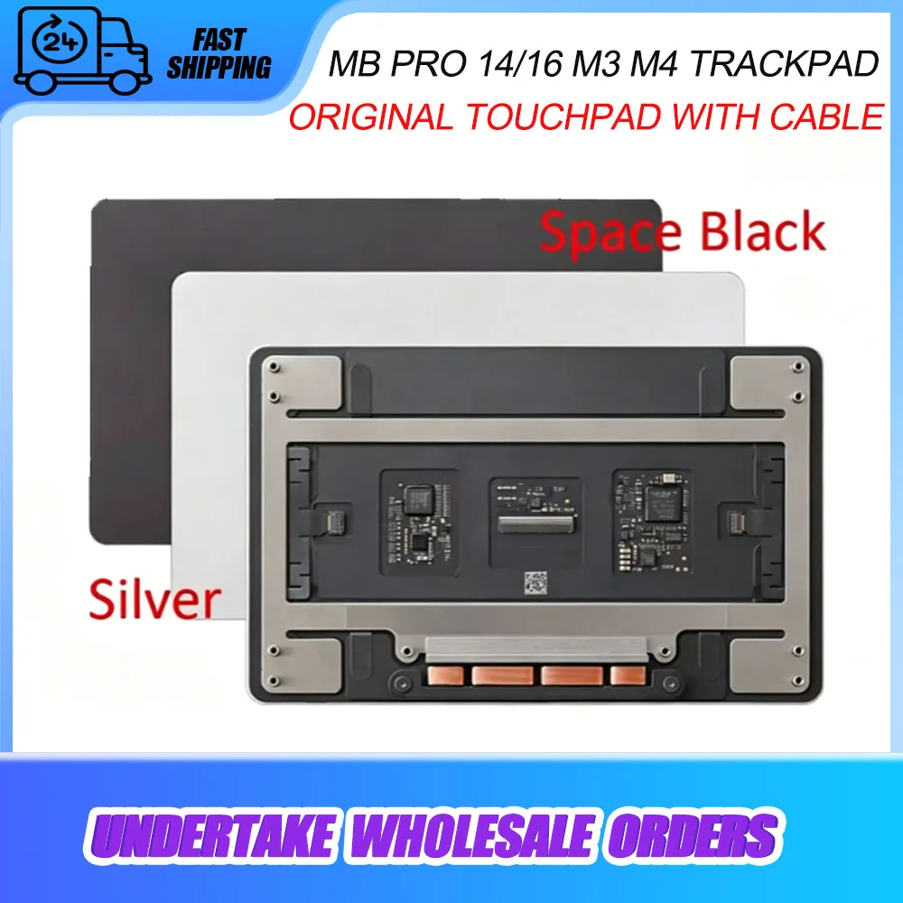 original-laptop-a2991-a3186-a3403-a2992-a3112-a3185-a3401-a3434-trackpad-with-cable-for-macbook-pro-14-16-m3-m4-black-silver