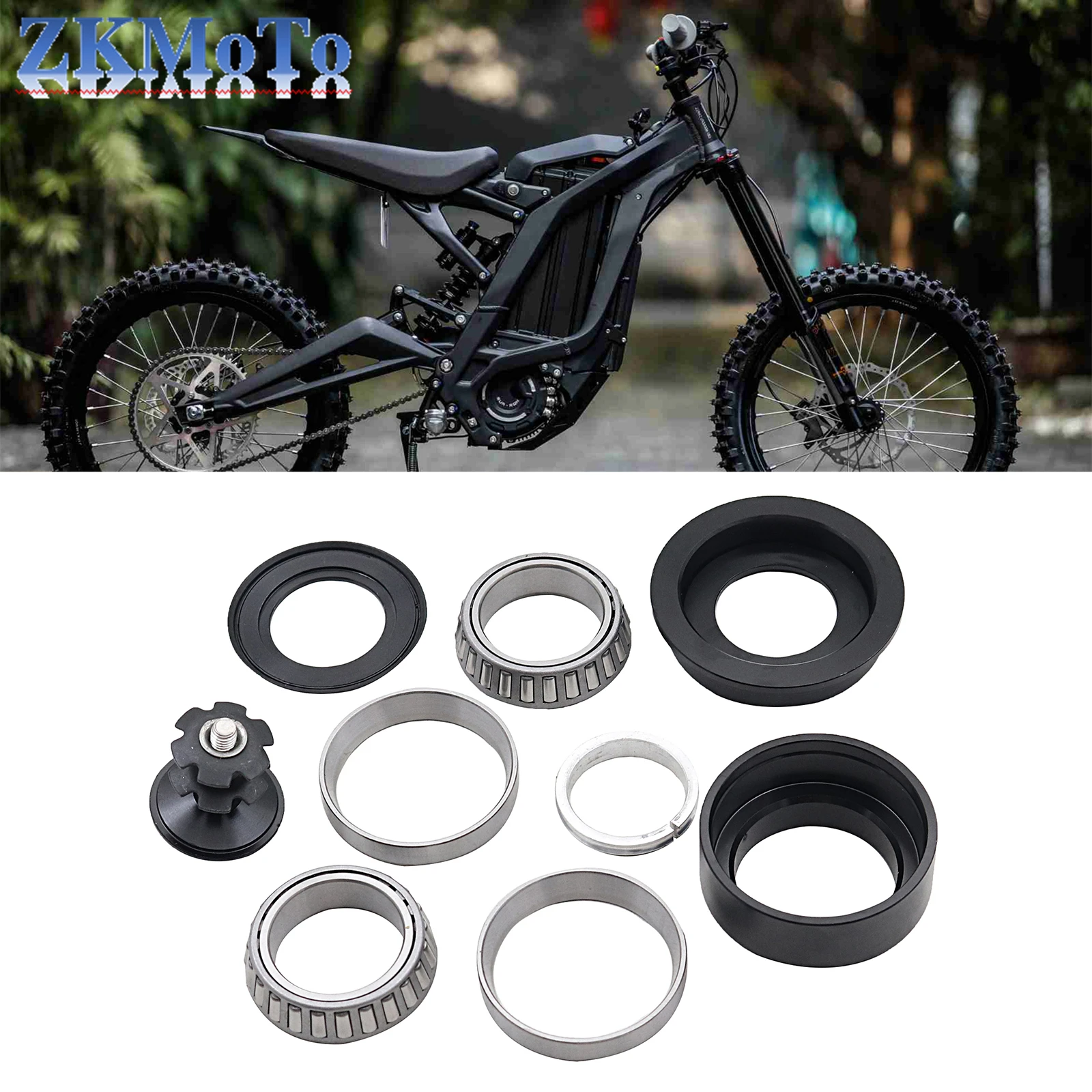 Electric Motorcycle Bearing Kit Steering Column Bearing For Sur-Ron Light Bee S & Light Bee X For Segway X260 X160 Universal