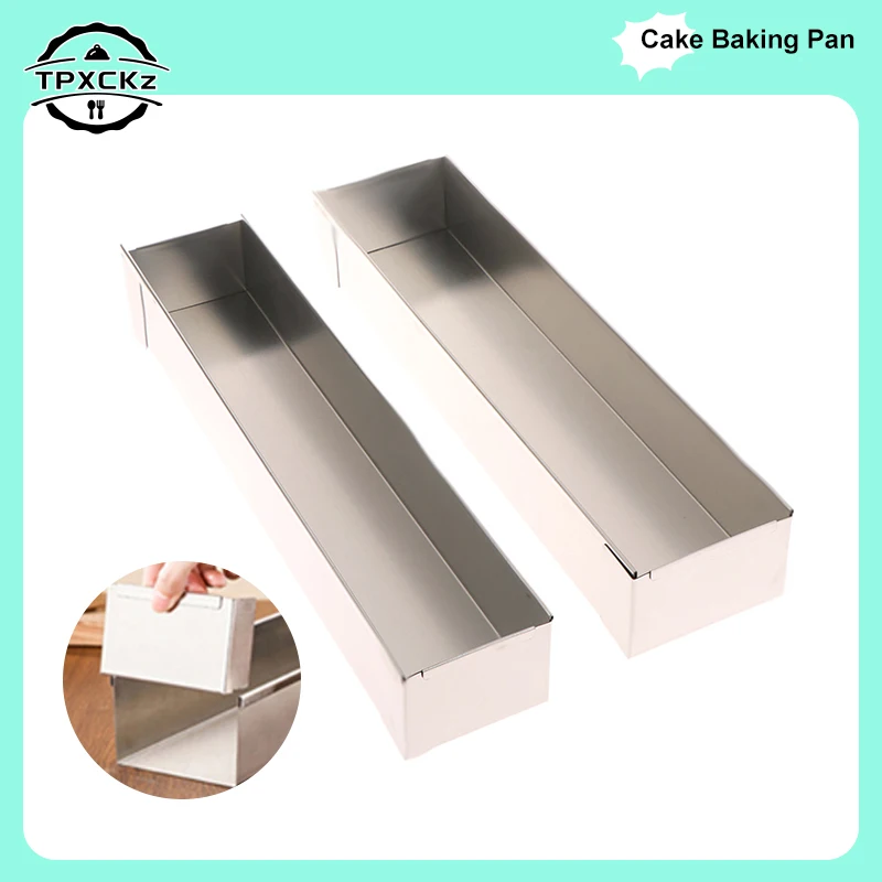 

Антипригарная форма для торта Тирамису, съемная прямоугольная форма из алюминиевого сплава, сделай сам, форма для мусса Тирамису, профессиональные инструменты для выпечки Тирамису