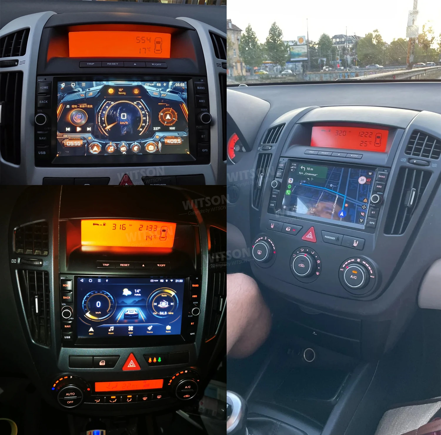 WITSON Android Stereo Car Radio Touch Screen OEM For KIA CEED 2007 2008 2009 Multimedia Player CarPlay Auto GPS Head Unit