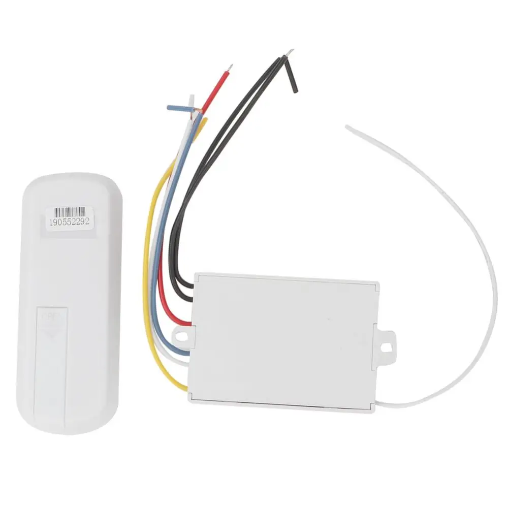 2/3/4 Ways Wall Remote Control Switch 220V ABS Flame Retardant Material Remote Control Kit ON/OFF Nominal 7A Relay