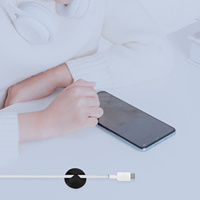 8Pcs Wire Organizer Cable Clips Adhesive Cord Holders for Desk Home Office Car Use Cord Keeper Wire Organizer Desk Cable Holder