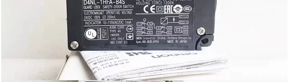 Original OM Electromagnetic Safety Door Lock Switch D4NL-4GFG/2GFG/2HFG/4HFG-B-SJ In Stock