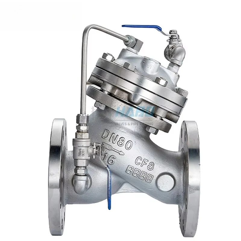 Válvula de control de bomba de agua multifuncional de acero inoxidable