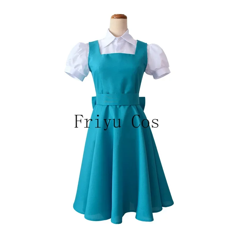 

Anime Tendou Akane Cosplay Costume Blue Dress Uniform Women Girls Outfit Halloween Carnival Costumes