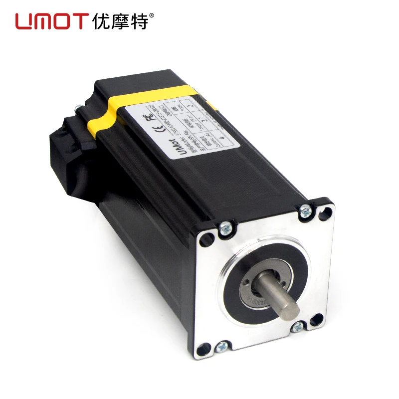 

UMOT 2Nm 8mm D-Shaft 57x97mm Nema 23 Closed Loop Stepper Motor with Nema23 Hybrid RS485 Pulse Step Driver UML244R+Encoder Cable