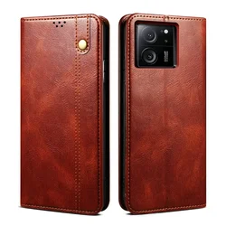 For Xiaomi 13T 12T 11 Lite 13 T 14T 5G Flip Case Redmi Note 13 Pro Plus 11S Leather Texture Magnet Book Capa Mi 11T 12 T14 Funda