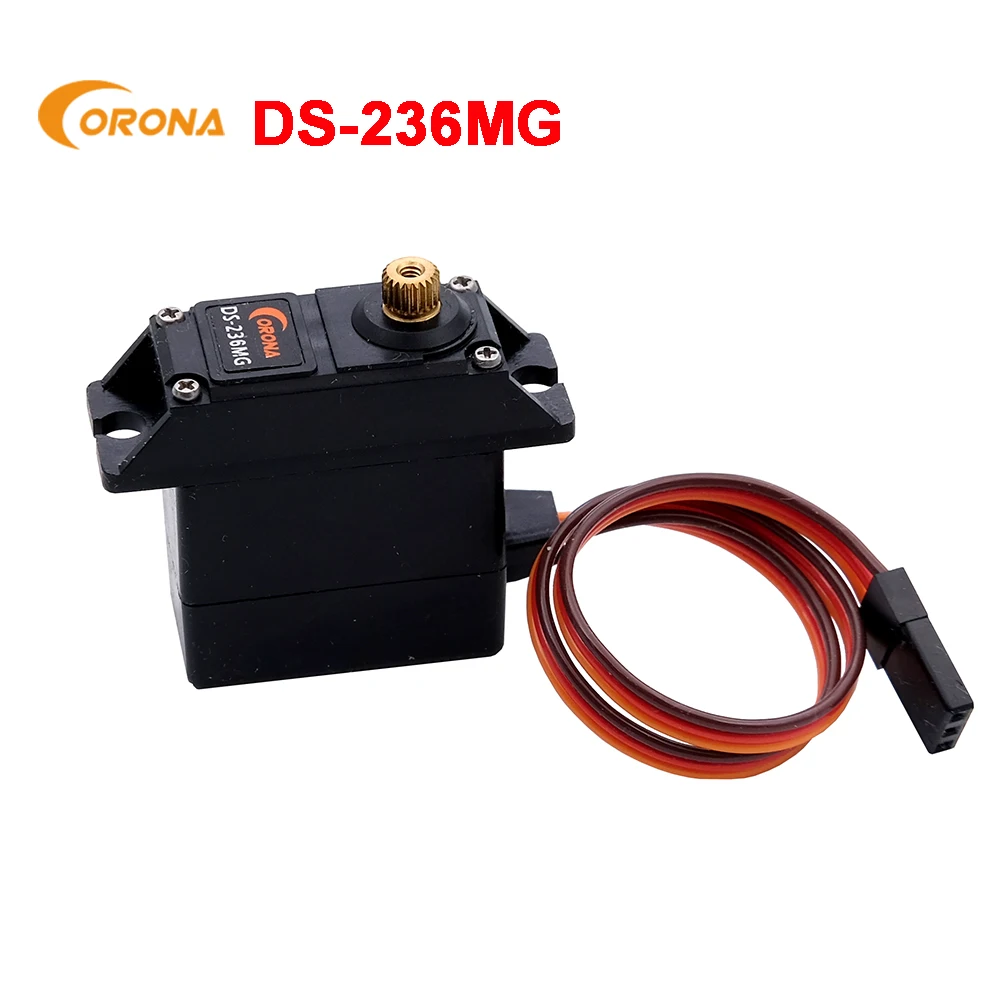 

Corona RC DS236MG DS-23MG Digital Metal Gear 7KG 0.12sec Servo For Fixed Wing Helicopter Model Car Robot DIY Parts