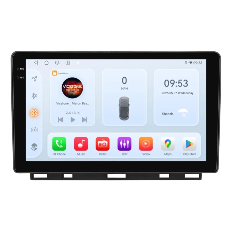 OSSURET Bestseller 9 Zoll Doppel-DIN 8-Kern Touchscreen Autoradio für Renault Clio 5 2019-2021 Kabelloses CarPlay Android Auto Optional 360 °   Kamera-Videoplayer mit Bluetooth, Qualcomm Snapdragon