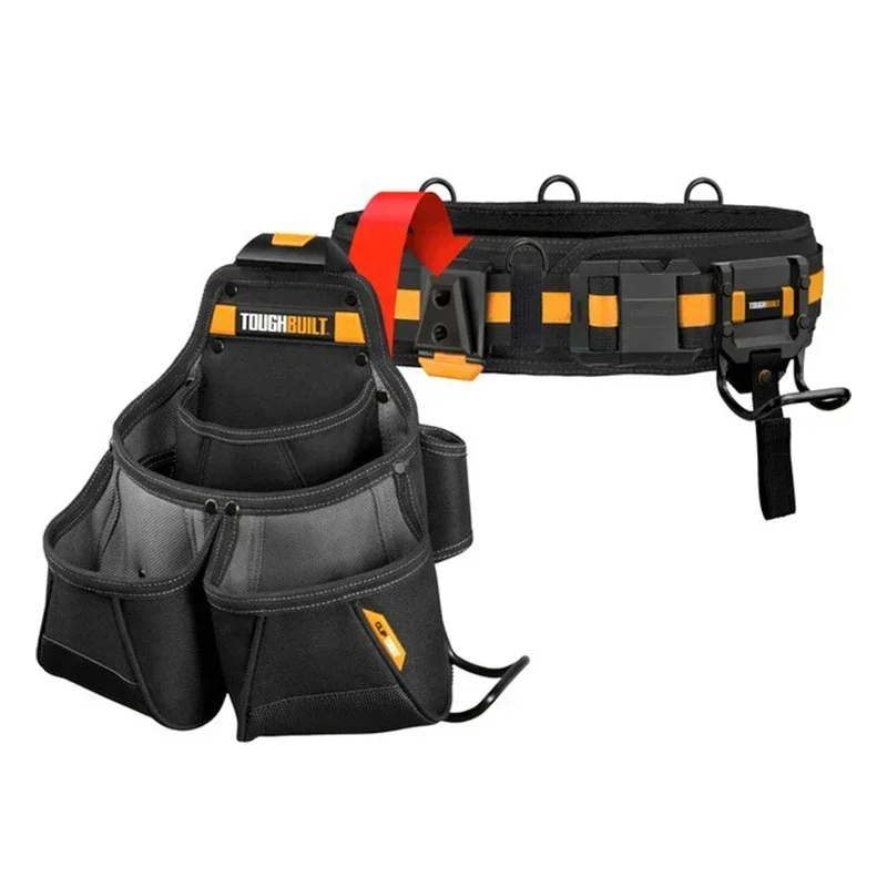 ToughBuilt TB-CT-102-3P 3PC Pro Framer Tool Belt Set Alat-alat Tas Kemasan TOUGHBUILT