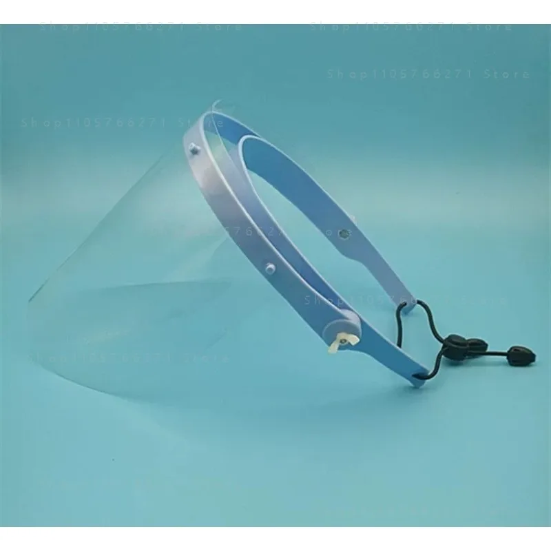 4pcs Adult Transparent Protective Full Face Mask Windproof Dustproof Mask Anti-splash Safety Glasses Mask Face Dent
