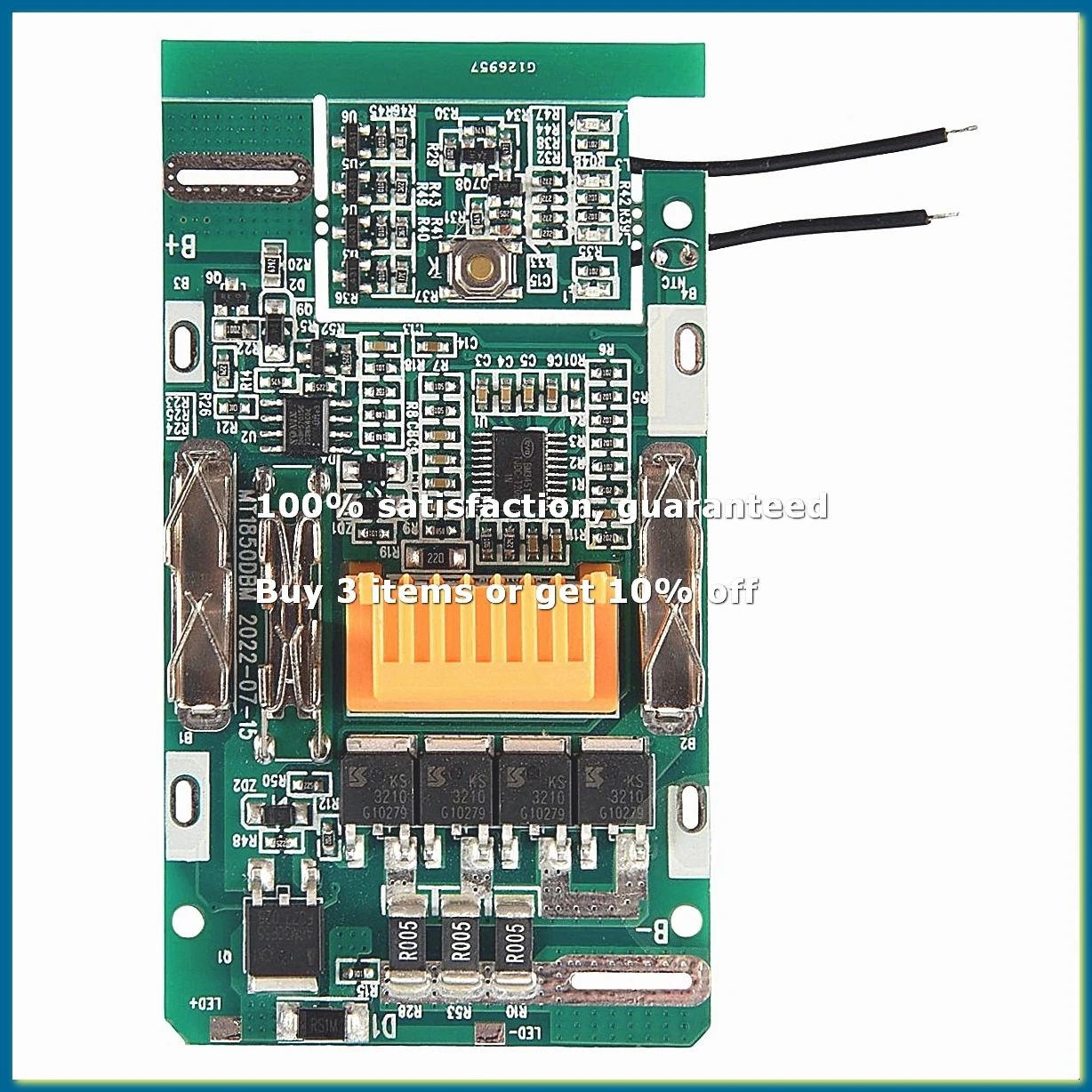 BL1830 Lithium Ion Battery PCB Charging Protection Board for 18V Power Tools BL1815 BL1860 LXT400 Bl1850-A62I