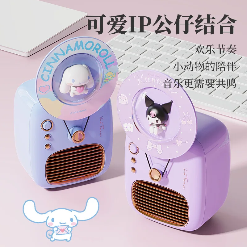 

Sanrio Cinnamoroll Kuromi kawaii аниме мультфильм мини портативный динамик Bluetooth беспроводной громкоговоритель стерео звук сабвуфер