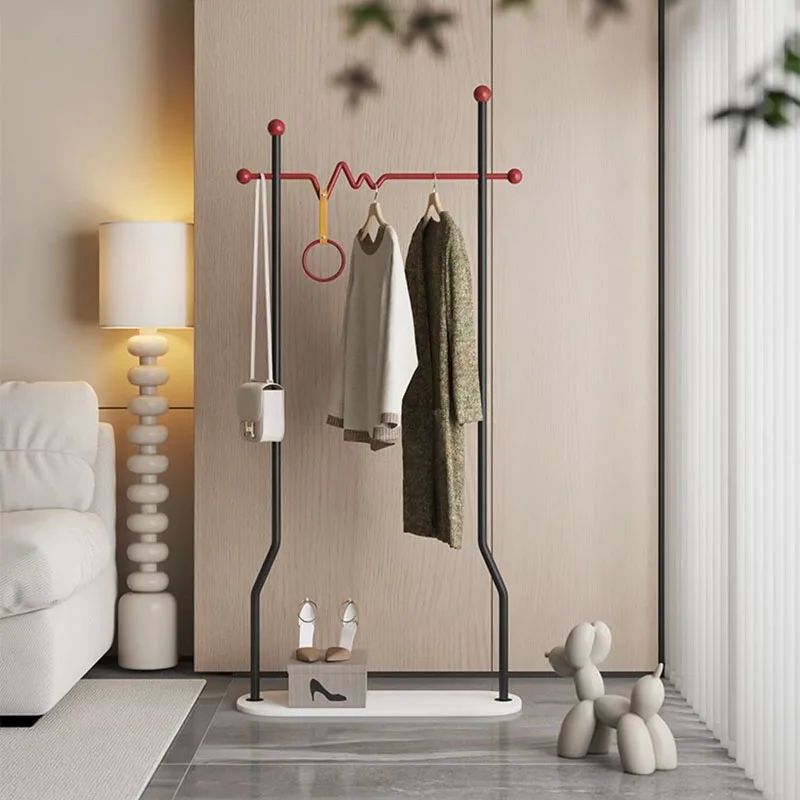 

Minimalist Black Clothes Rack Metal Detachable Modern Coat Clothes Stand Living Room Nordic Burro Ropa Perchero Home Eccessories