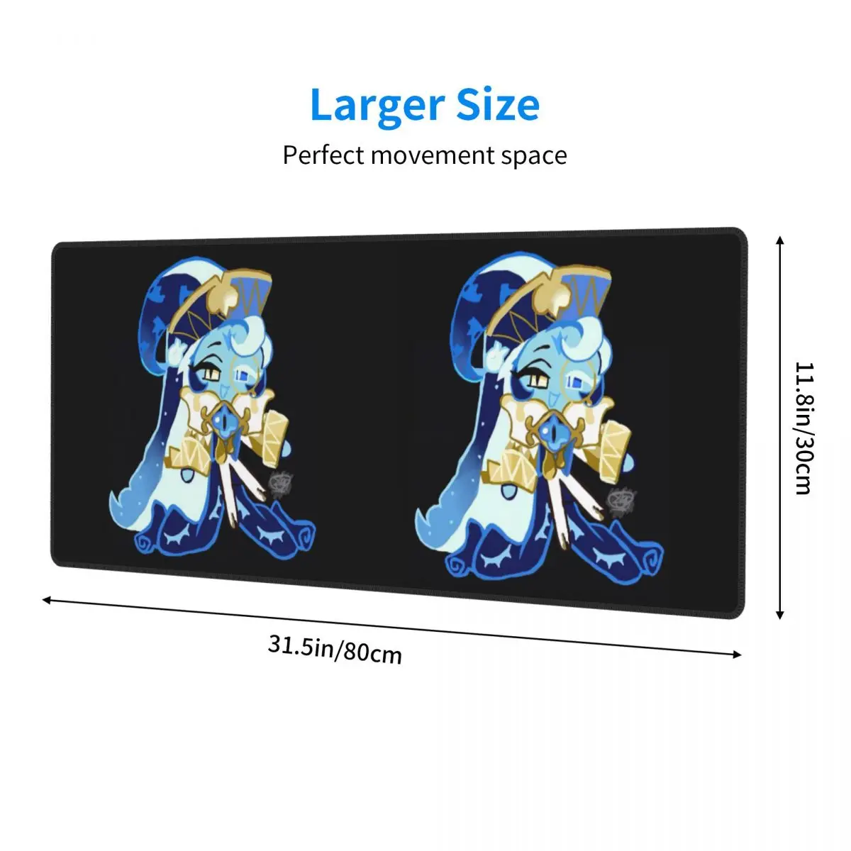 Large Mouse Pad Shadow Milk Cookie Run Kingdom Gamer PC Laptop Mats Keyboard Carpet Computer Gaming Office Accessories Desk Mat