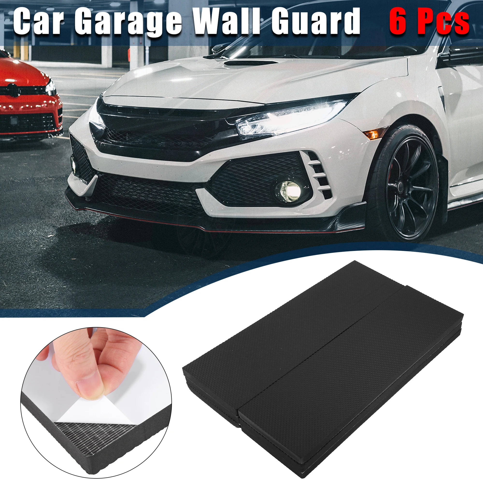 X Autohaux 30x10x3cm 40x12x1.5cm 40x20x2cm Car Garage Wall Guard Door Bumper Protector Anti Collision Waterproof Safety Parking