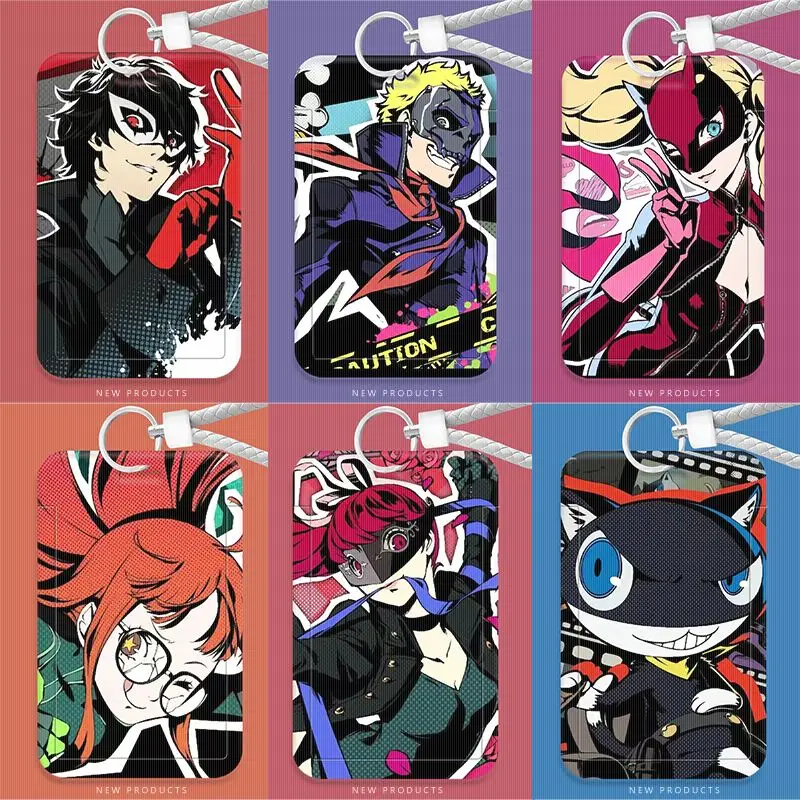 Persona card holder, cute and stylish for boys and girls, can hold meal cards and access cards, a birthday gift for friends