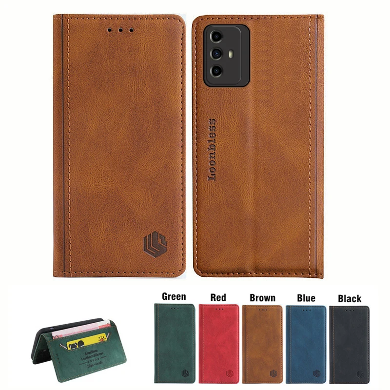 Funda con tapa para ZTE Blade A72, funda de teléfono Etui ZTE Blade A72 5G, versión global ZTE A72S BladeA72 A 72