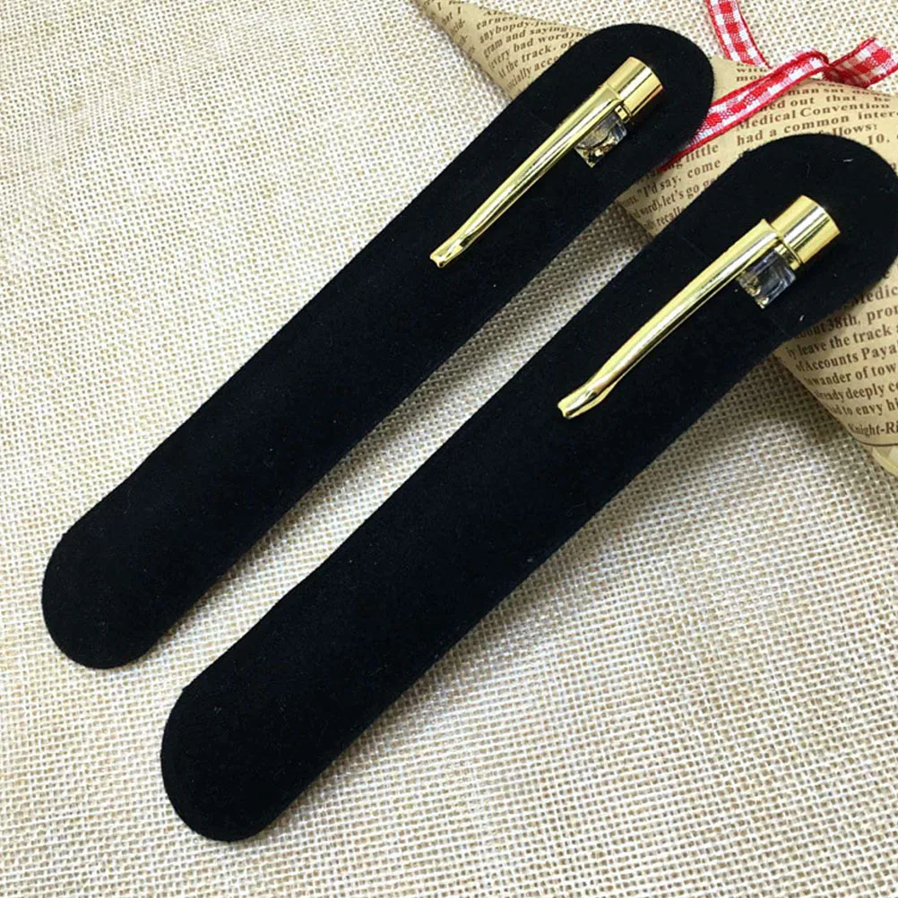 

40Pcs Pen Pouch Sleeve Single Pen Holder Soft Protector Organizer for Small Accessories Coins Jewelry Stationery