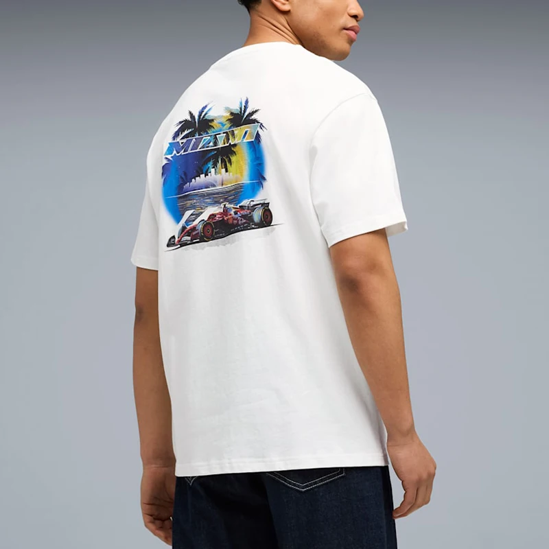 Puma genuine Ferrari series Miami loose casual short sleeved T-shirt 636457-04