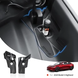 YZ For Tesla Model 3 Highland Front Trunk Water Guide Groove Anti-blocking Cover Leak Filter Protection Car Accessories