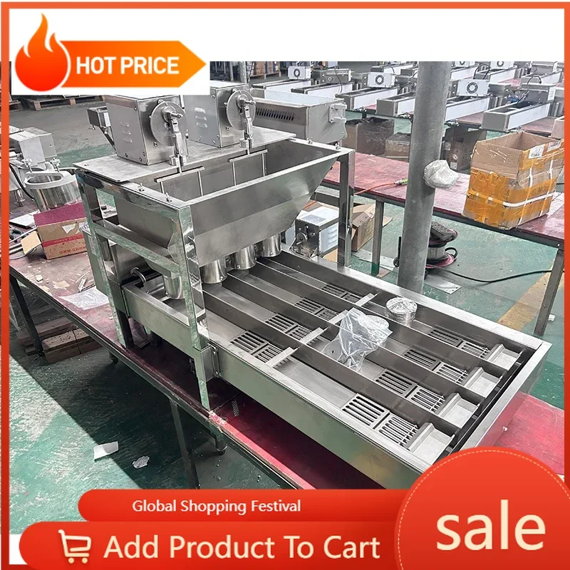 Full‑auto Donut Production Line Commercial Doughnut Making Equipment For Snack Bakery Shop