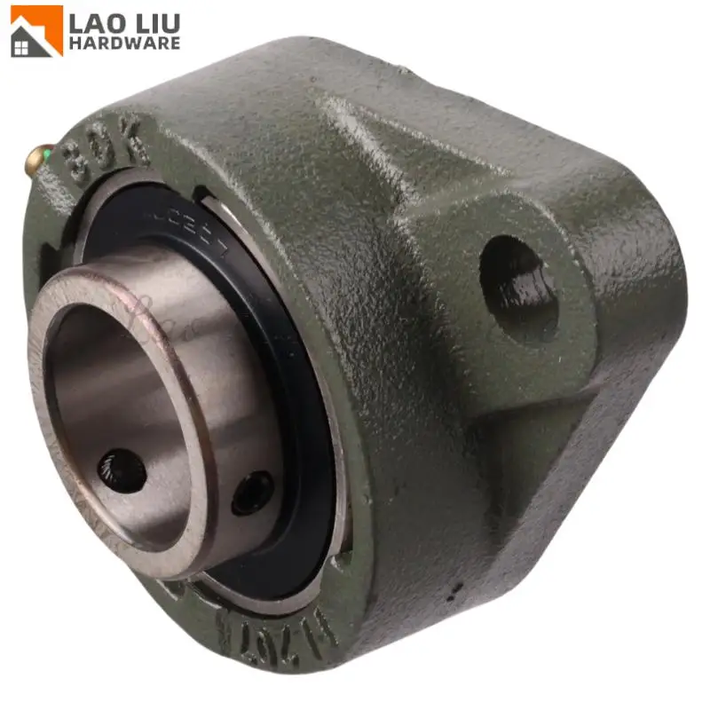 UCFL 207 flensinstallatielager steunkussenblok met buitenste sferisch kussenlager