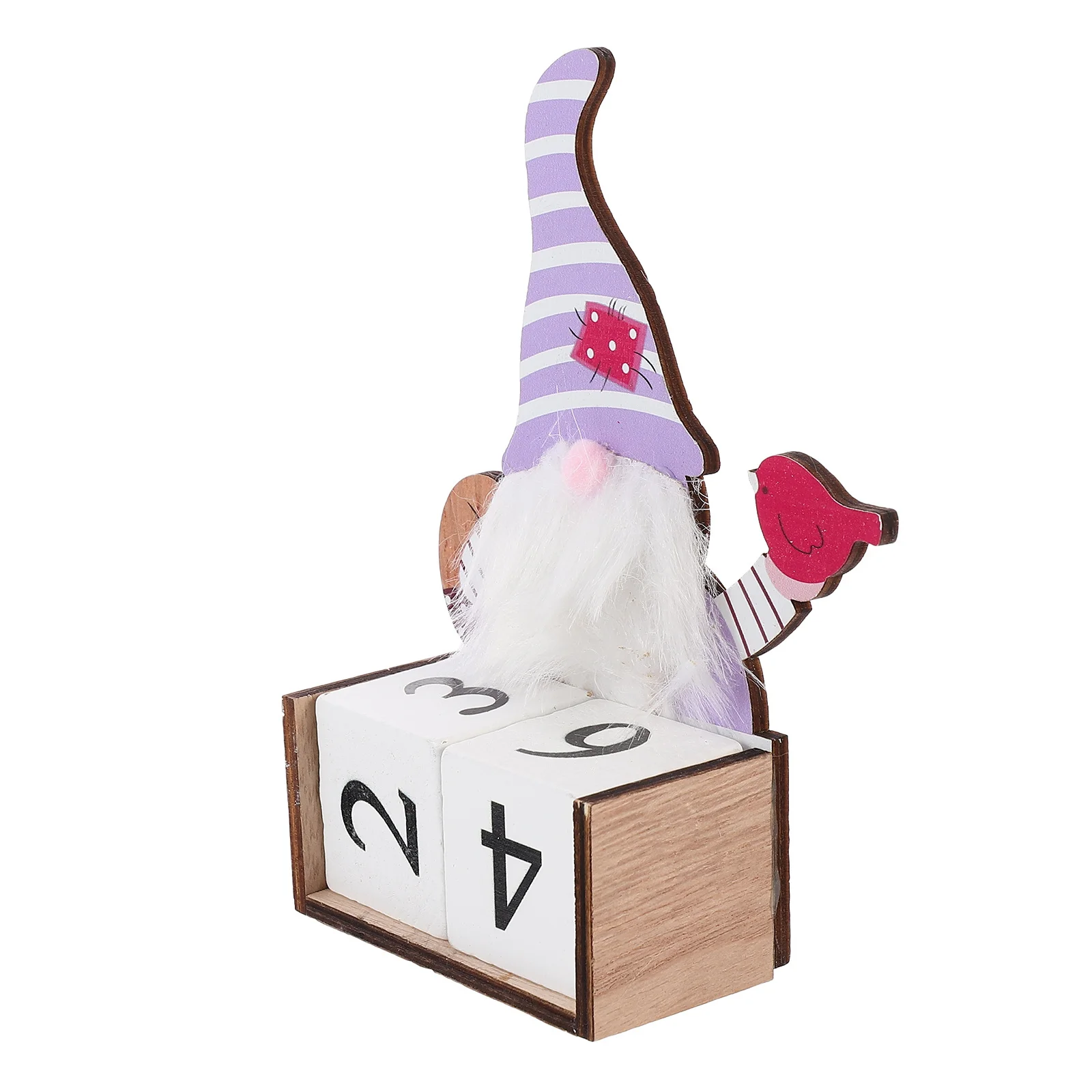 

1 шт. деревянный рождественский настольный календарь ручная роспись вечный календарь настольный месяц дата дисплей украшение для офиса