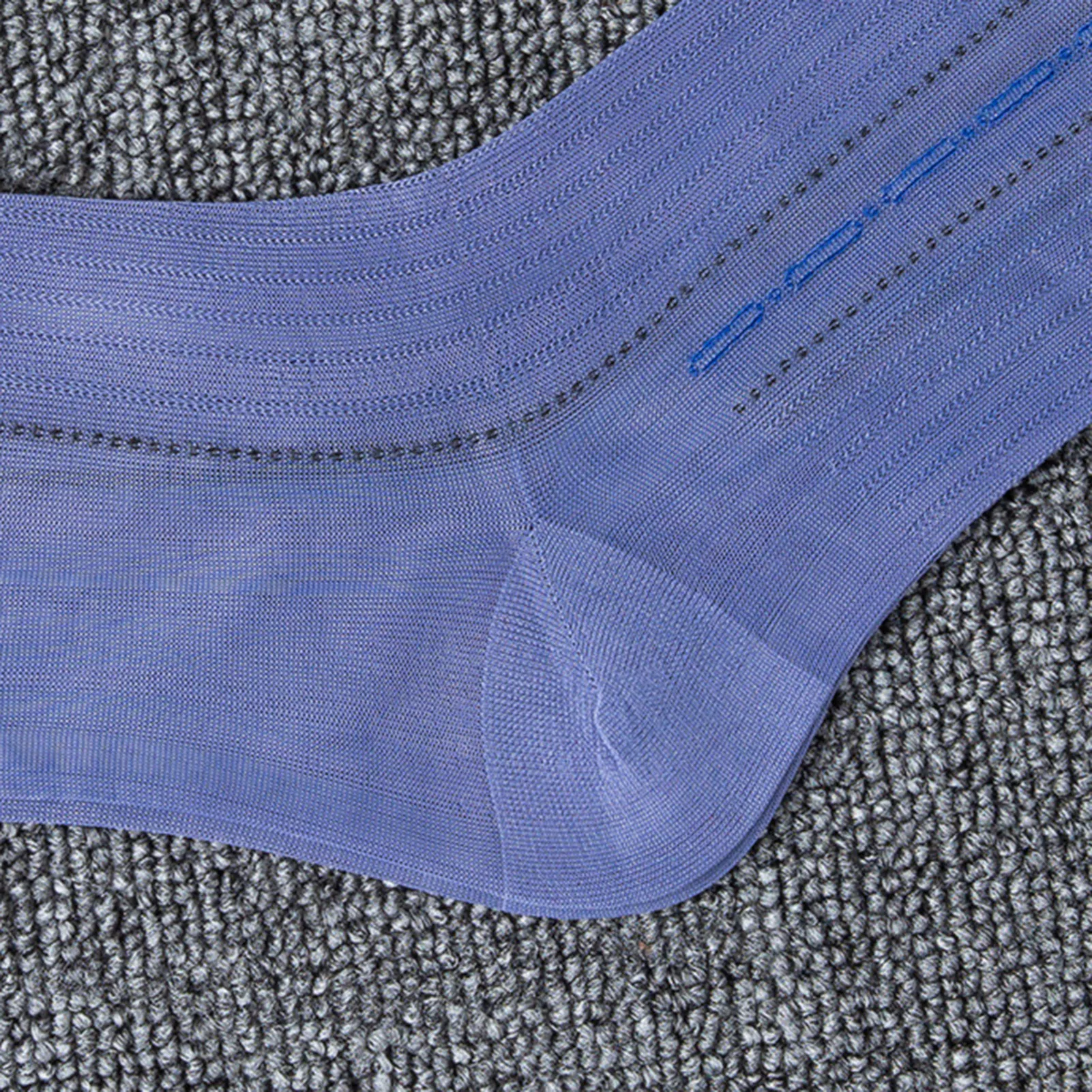 Ultradünne, atmungsaktive Nylon-Jacquard-Socken für Herren, geruchshemmend, bequeme Wadensocken, Senioren-Freizeitsocken, 12 x 27 cm