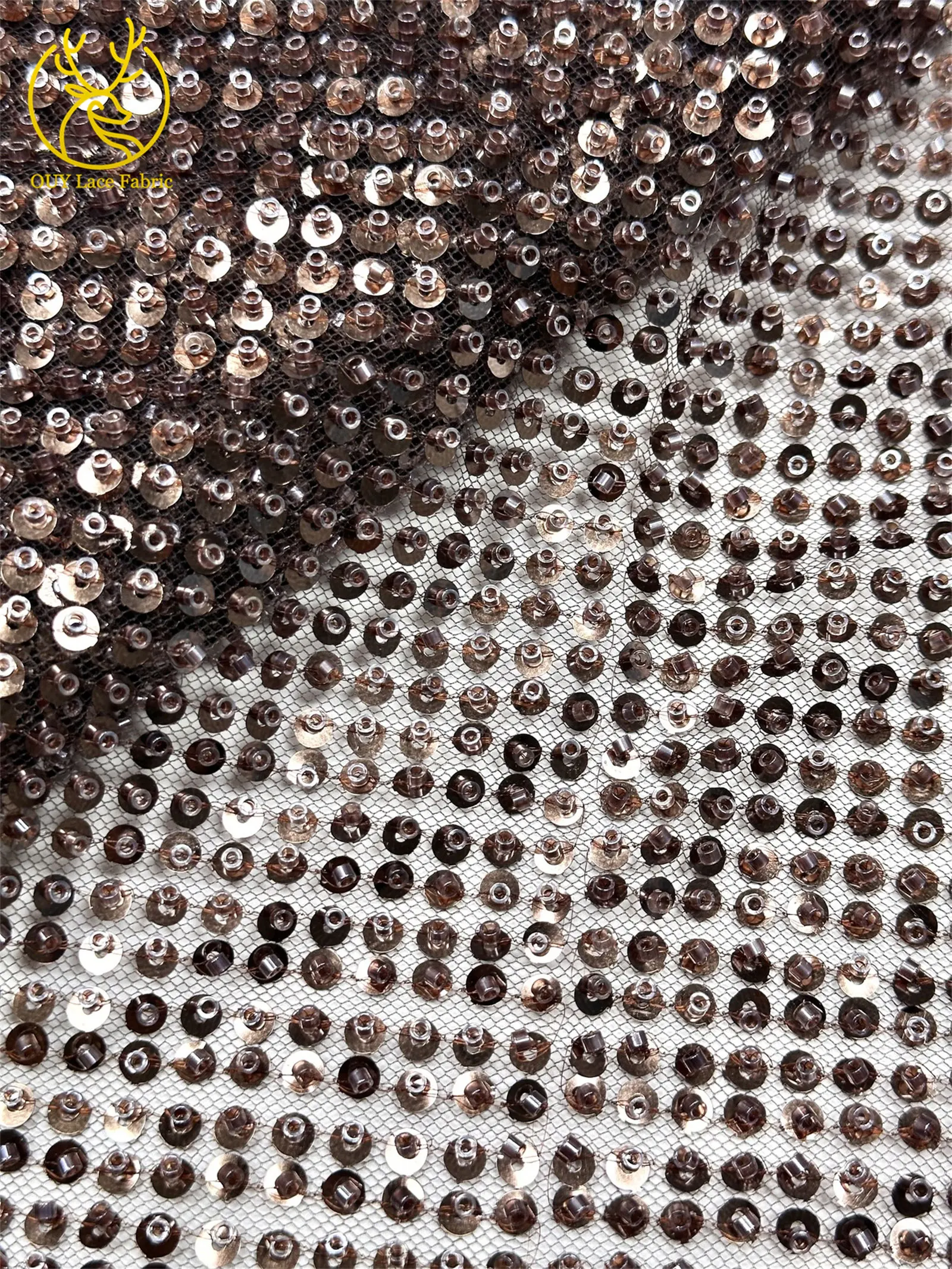 Eleganter französischer Mesh-Tüll-Spitzenstoff 2026 Nigerianischer vollständig perlenbesetzter runder Pailletten-Spitzenstoff für luxuriöse Abendkleider und Hochzeitsfeiern – Detail 26