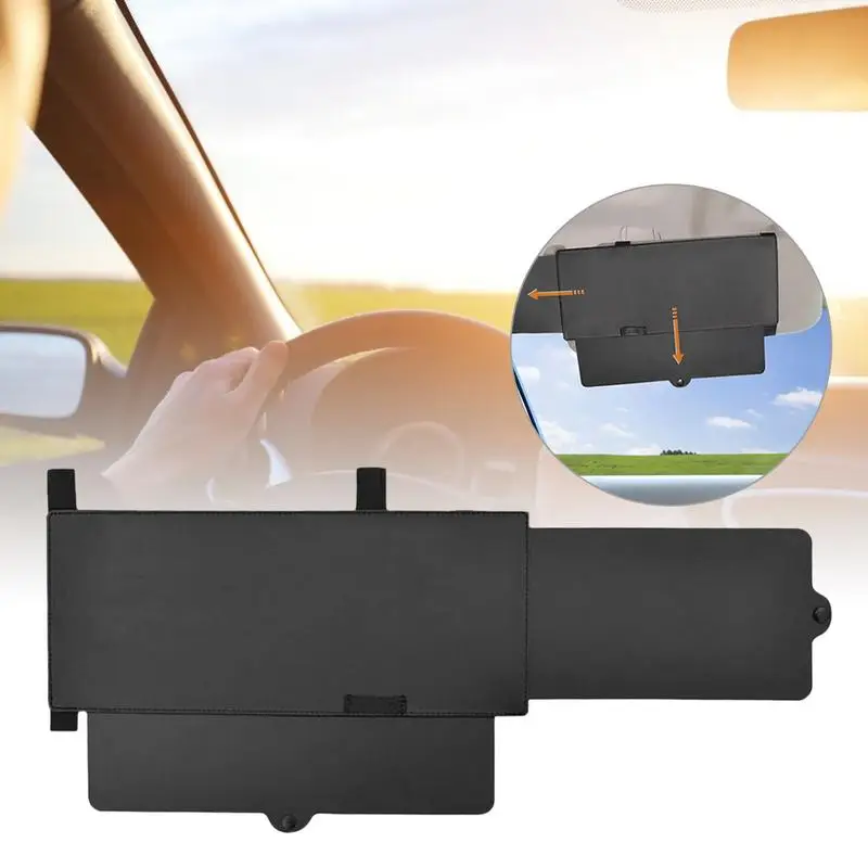 For Tesla Model 3Y Car Sun Visor Extender Universal Car Polarized Sun Visor Gear Car Sunshade Block Extension Board Car Supplies