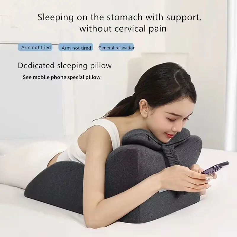 Lie On The Bed Sleeping Pillow Lie On The Bed Artifact Multifunctional Prone Position Lie Pillow Lie Sleeping Lie Pillow Cushion