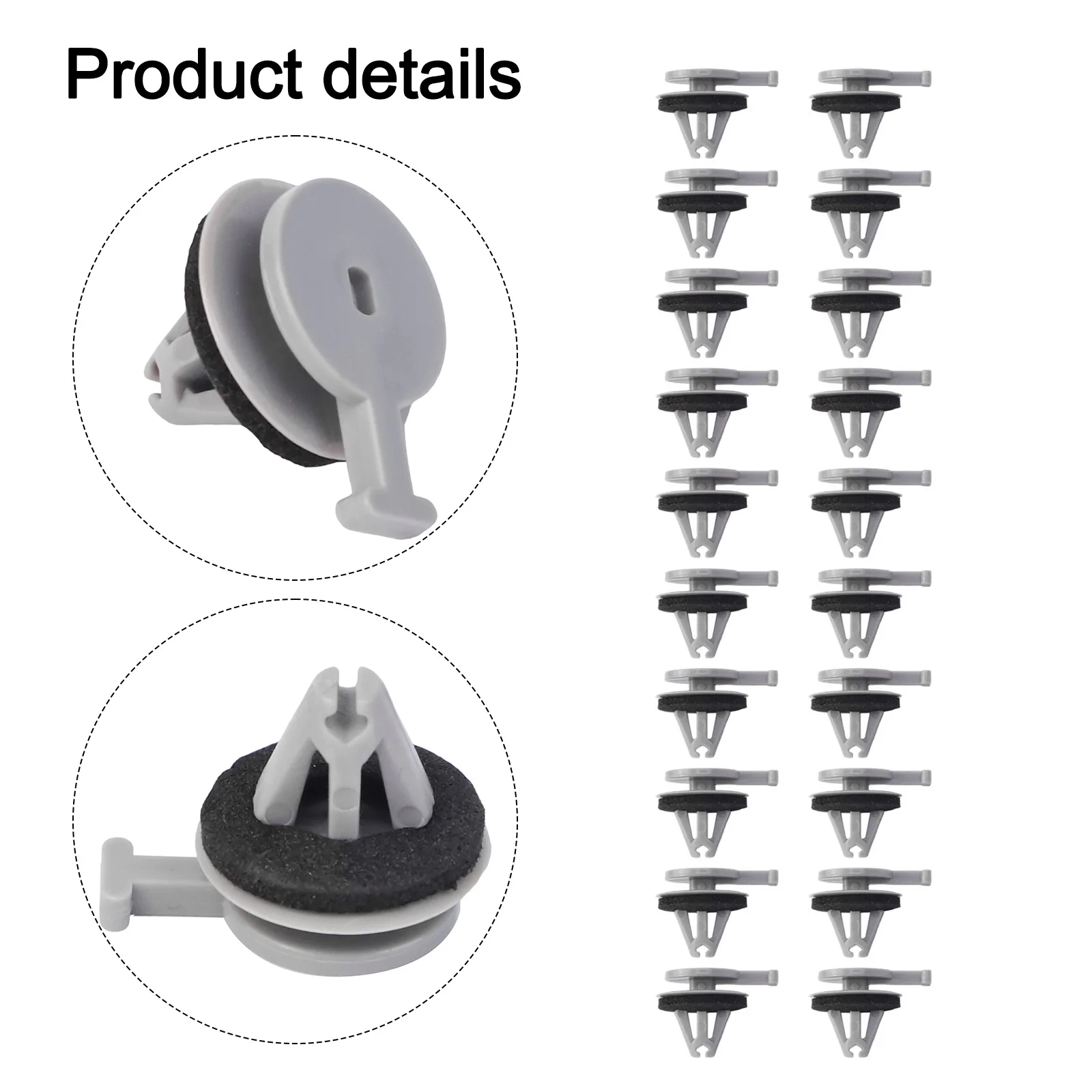

For For For For LAND Rover A Pillar Clips 20PCS Set For For For For Compatibility with Sport (2006 2013) and LR4