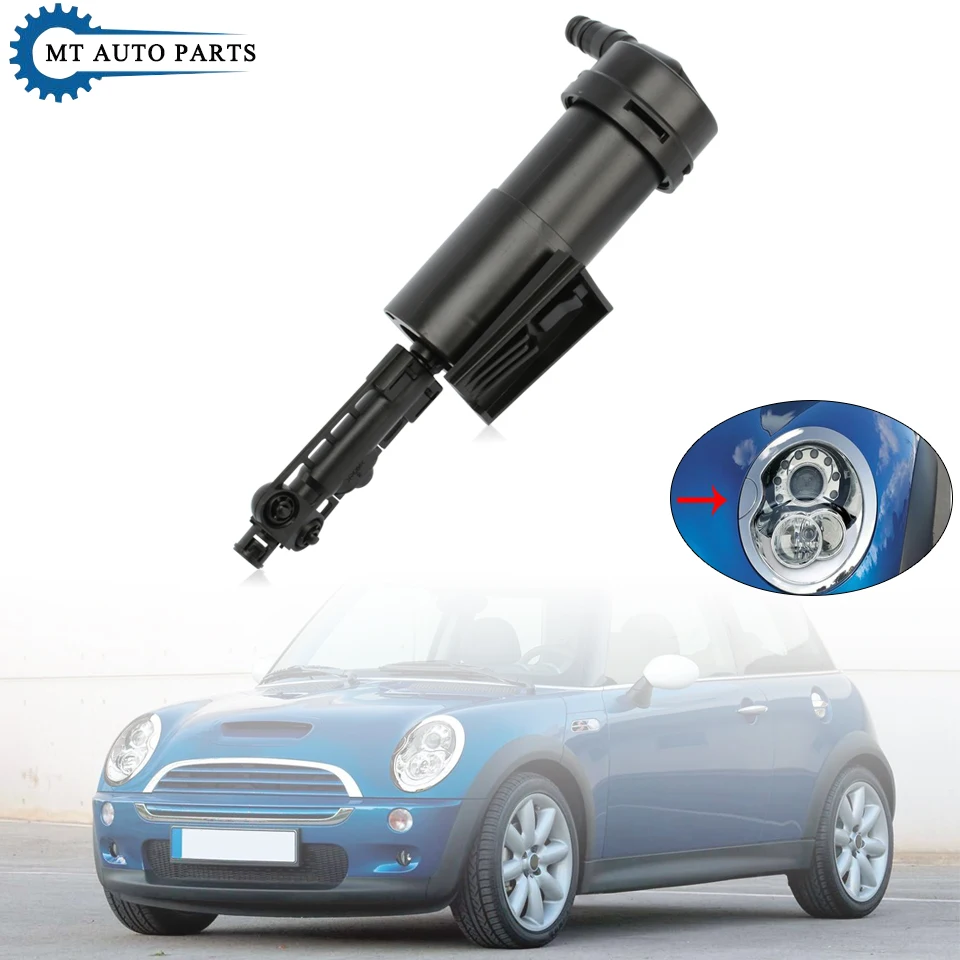 

MTAP For BMW Mini One Cooper R50 R52 R53 2001-2006 Cleaning Water Sprayer Jet Front Head Light Head Lamp Washer Nozzle Actuator