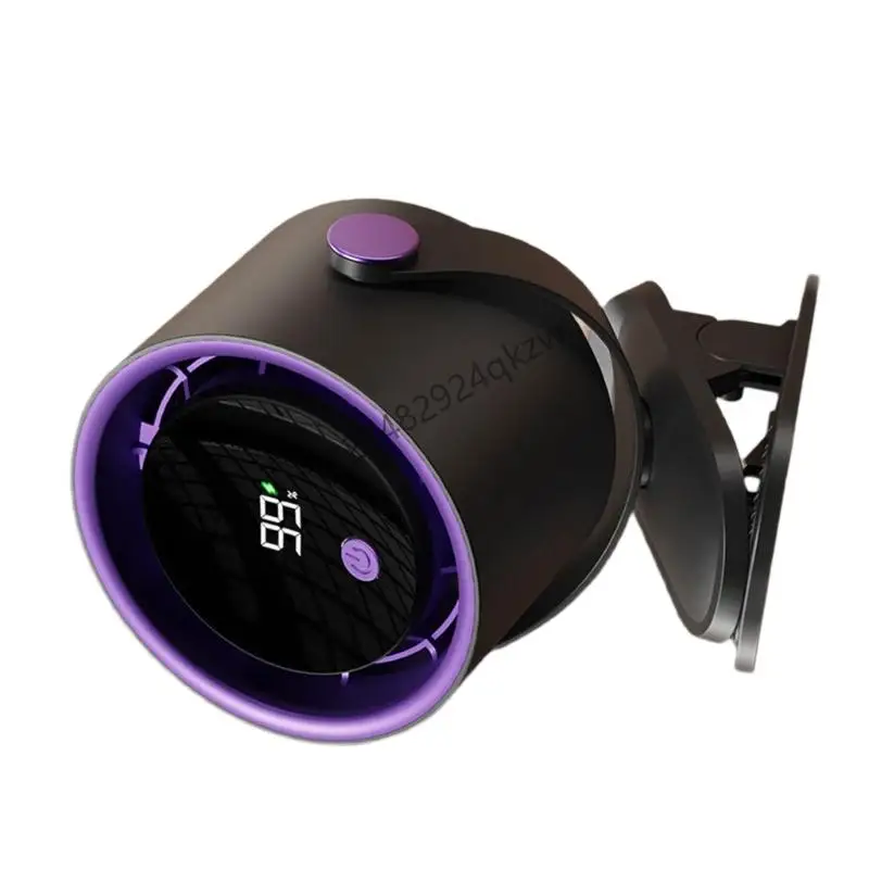 R9CD 100 Speed ​​Desk Fan Rechargable Small Travel Table Fan Fan Strong silencioso ventilador