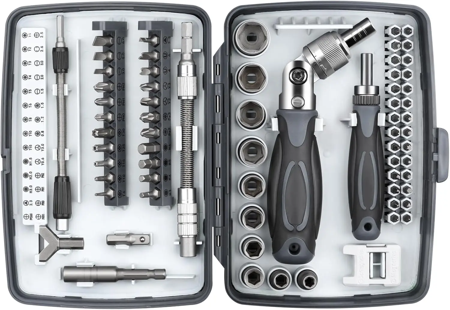 

68-in-1 Ratcheting Screwdriver Set, Pocket-Sized, Versatile for Mechanics, DIY, Car & Electronics