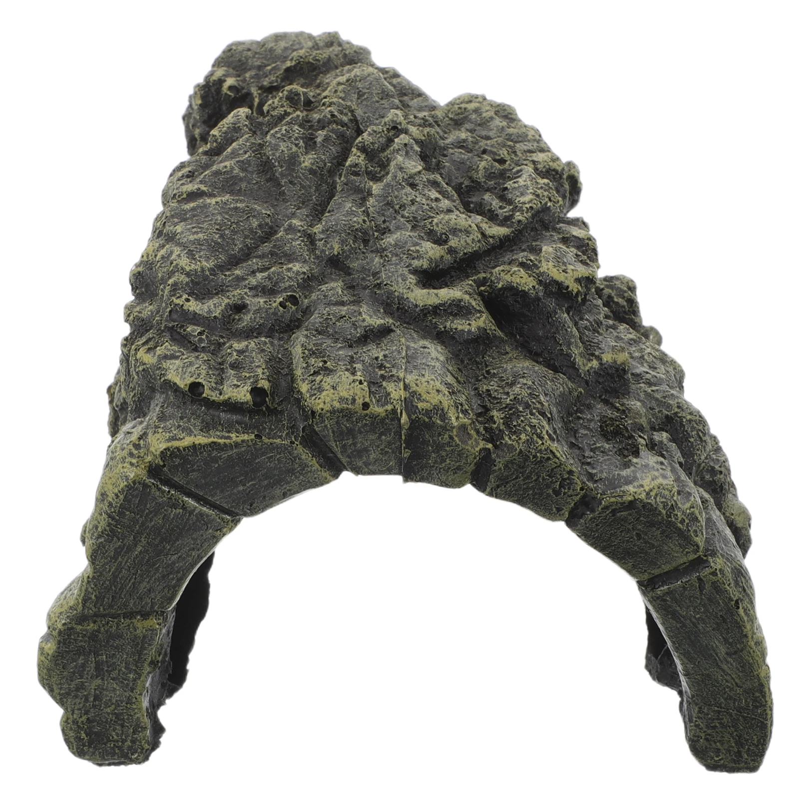 

Reptile Habitat Resin Turtle Hideout Dome Basking Platform Cave Tank Decoration for Amphibians Lizards Turtle Hide Cave