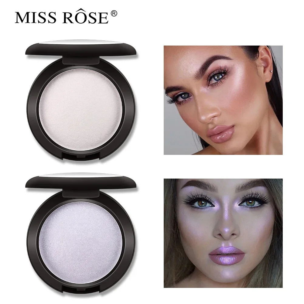 

MISS ROSE Diamond Baked Minerals Highlighter Make-up Lightweight Luminous Finish Sheer Coverage High Light Highlighting Powder