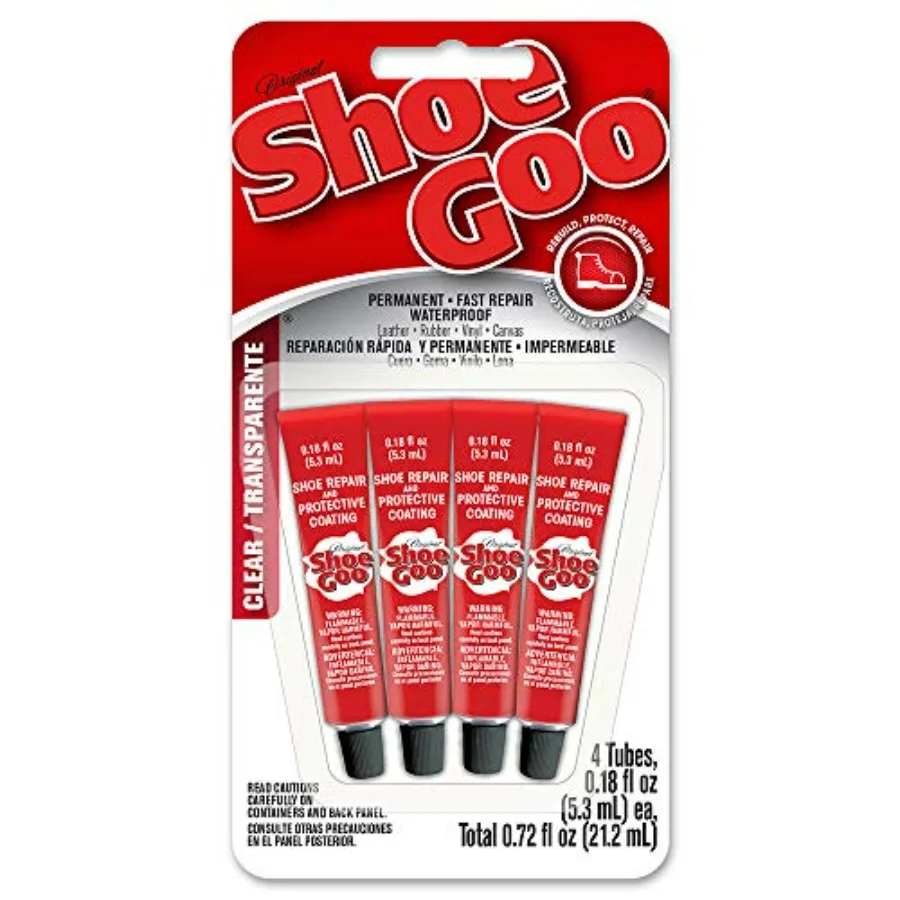 

Shoegoo 5510110 Mini Adhesive 4 Pack,0.18 fl. oz., Clear