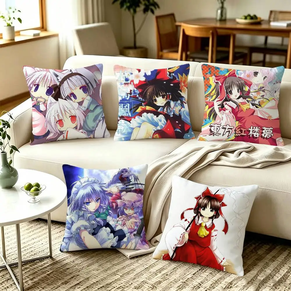 Sakuya  Remilia  Eirin TOUHOU Project  Pillow Covers, Home Sofa Cushion Covers and Aecorative Custom