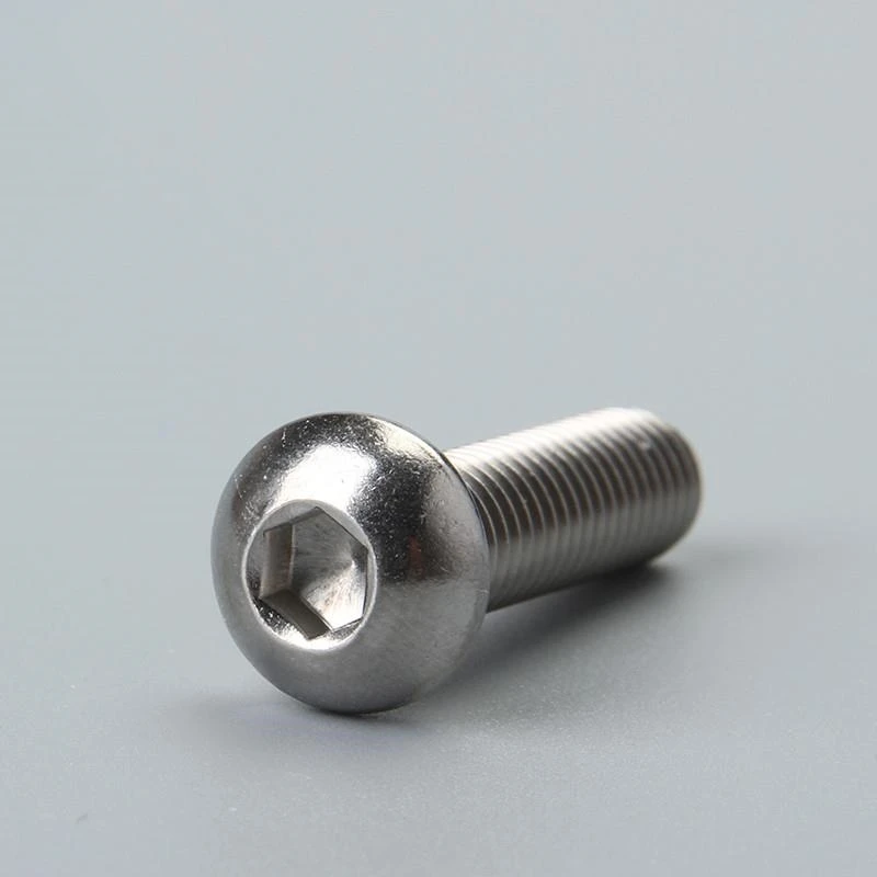 Weiyi 2-50 Stück M3 M4 M5 M6 M8 M10 Runde 316 A4 Edelstahl Sechskant-Inbusschraube Länge 4-100mm ISO7380 – Detail 3