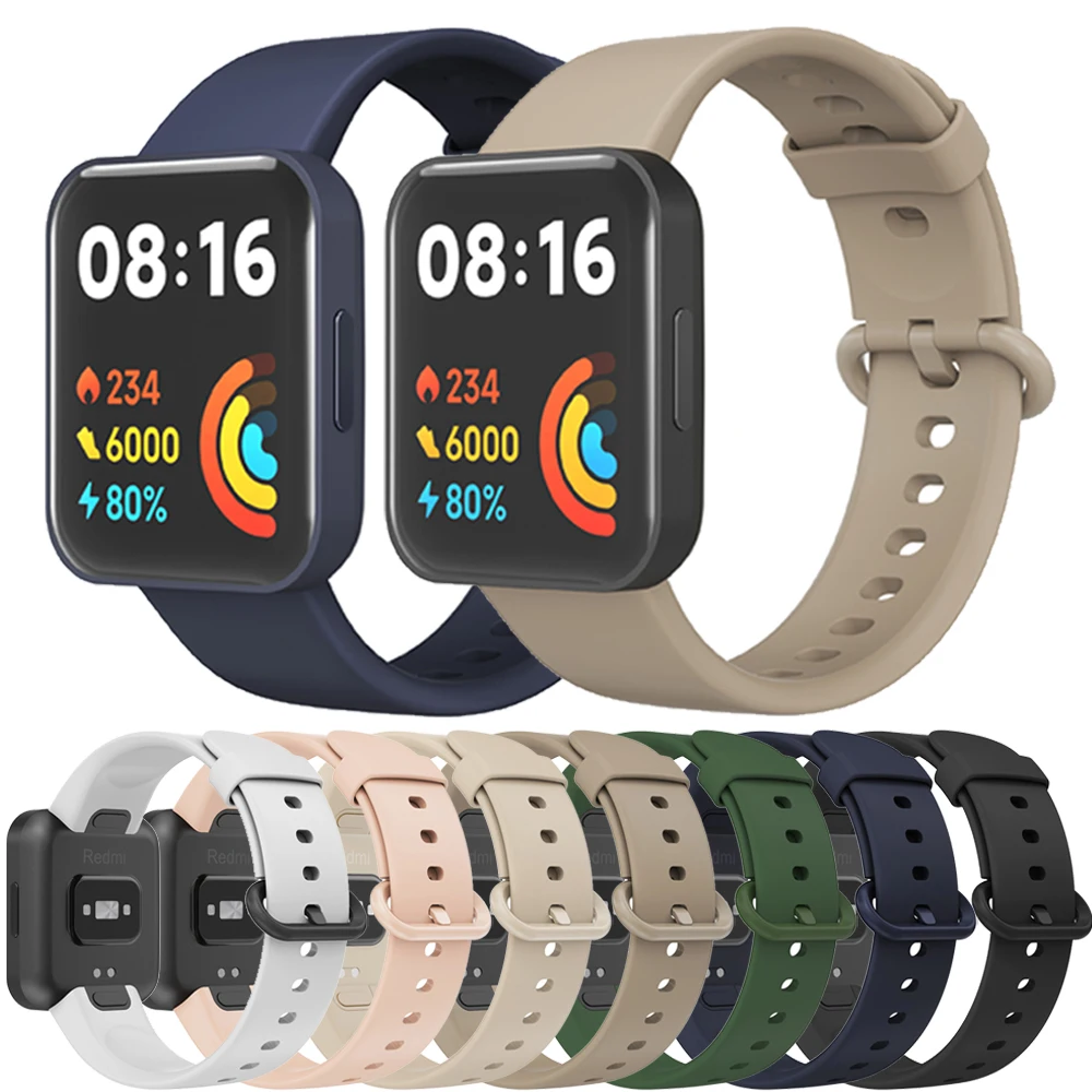 Silicone Strap for Redmi Watch 2 Lite Xiaomi Mi Watch 2 Band Bracelet for Xiaomi Mi Watch 2 Lite Wristband Smartwatch Bands