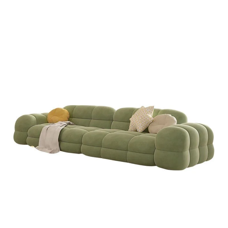 

Light luxury, cream style, sofa, small apartment, marshmallow, double, Nordic