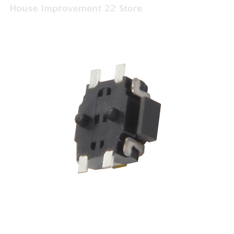 10Pcs/Lot Micro Switch SMD 4Pin Side By Light Touch Button Switch Key For Mobile Phone 3x3.5 Surface Film With Column