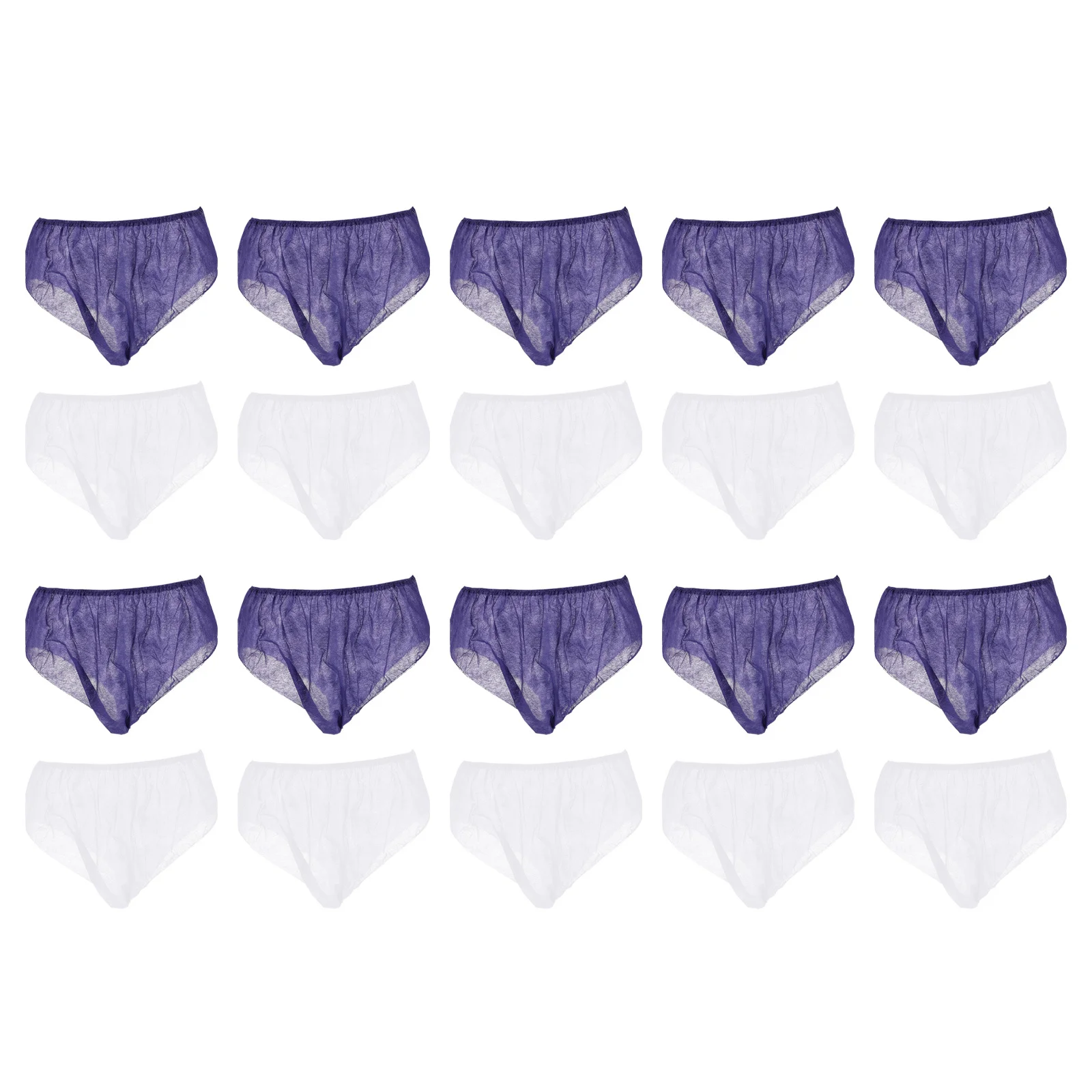 

20Pcs Disposable Women Underwear Elastic Breathable Non-Woven Fabric Spa Sauna Panties Women Disposable Briefs