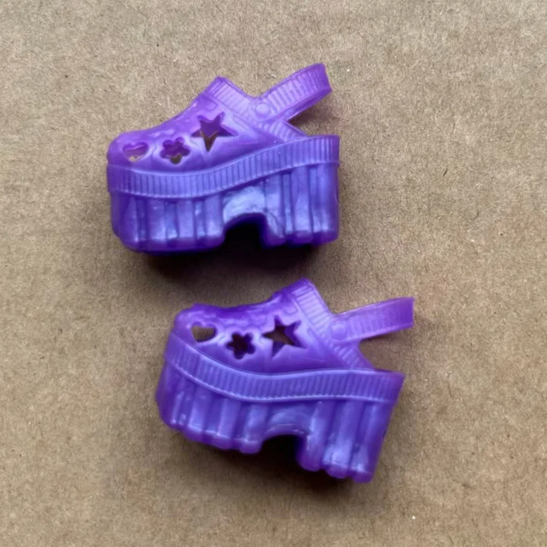 Candy Color DIY Dressing Licca Jenny Doll Sandals Shoes Toy Parts Accessories for 1/6 Female Collectible Dolls