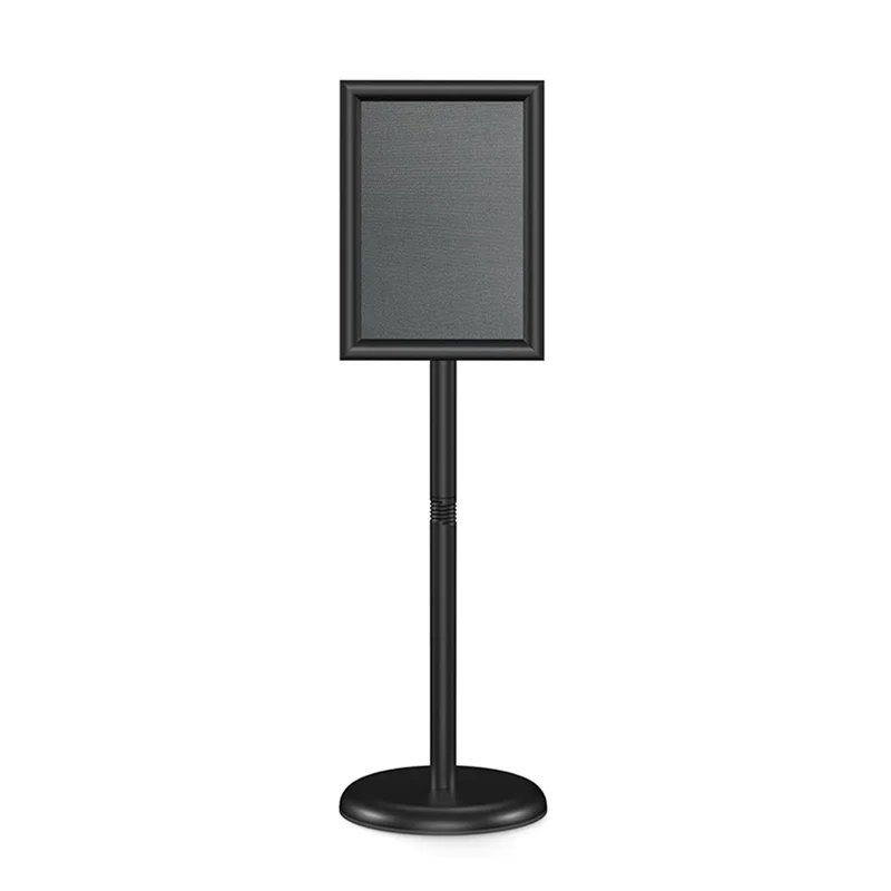 

AT02-Pedestal Floor Stand Adjustable Sign Holder For 8.5X 11 Inches Poster For Advertising