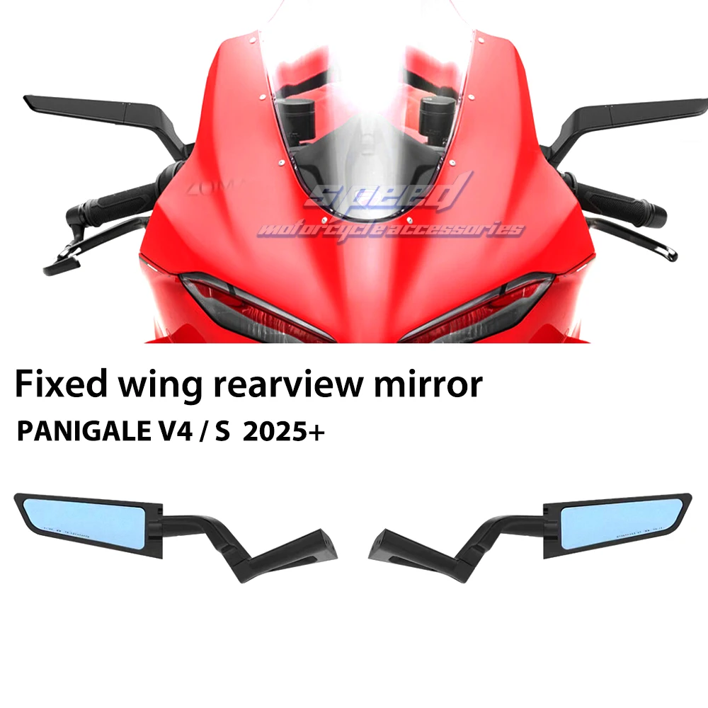 

For Ducati Panigale V4 V4S 2025 2026-New Motorcycle Side View Mirror Rearview Mirrors Kits Rotate Adjustable