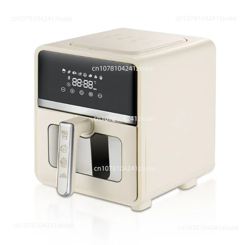 5L Air Fryer Household New Multi-functional Smart Home Visual Electric Fryer Without Oil Fume