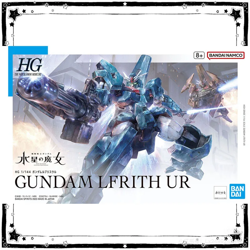 In Stock Bandai Gundam Model Kit Anime Figure HG 1/144 Lfrith Ur Anime Action Figure Collection Assembly Model Boy Toys Gifts